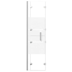 Folding Shower Enclosure ESG White 100 x 140 cm