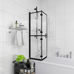 Folding Shower Enclosure ESG Black