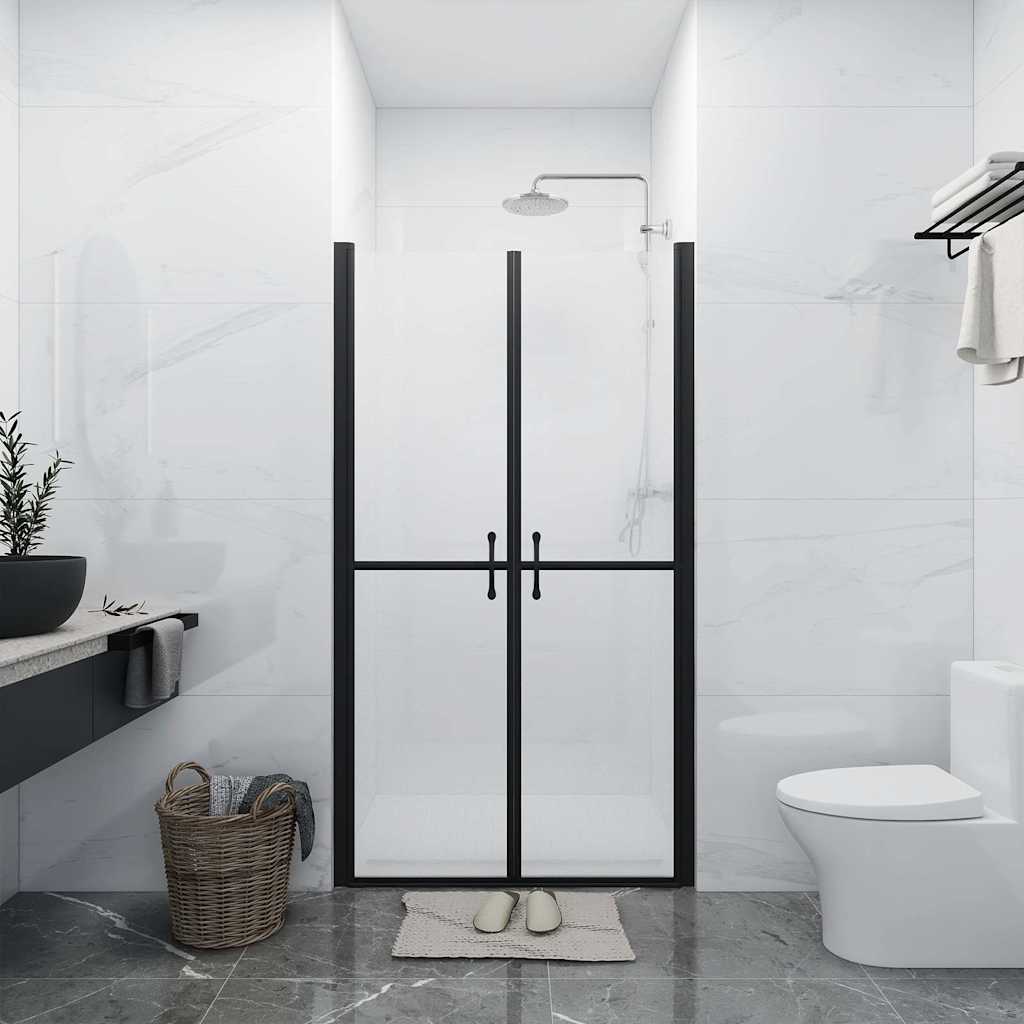 Shower Door ESG Black Frosted