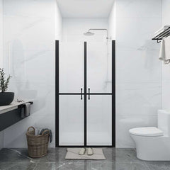 Shower Door ESG Black Frosted