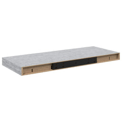 Floating Wall Shelves 60x23,5x3,8 cm MDF 4 60 x 23.5 x 3.8 cm Concrete grey