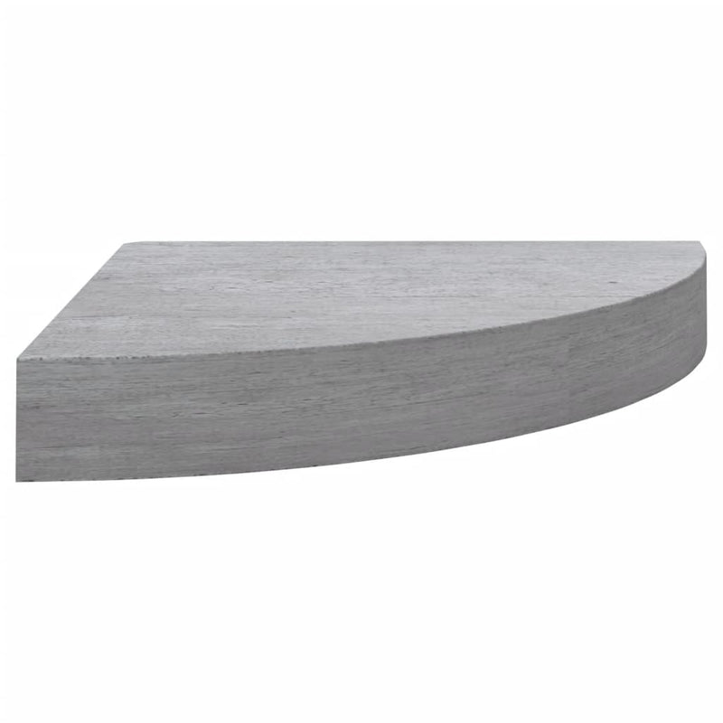 Wall Corner Shelves 2 pcs Concrete Grey 35x35x3.8 cm MDF