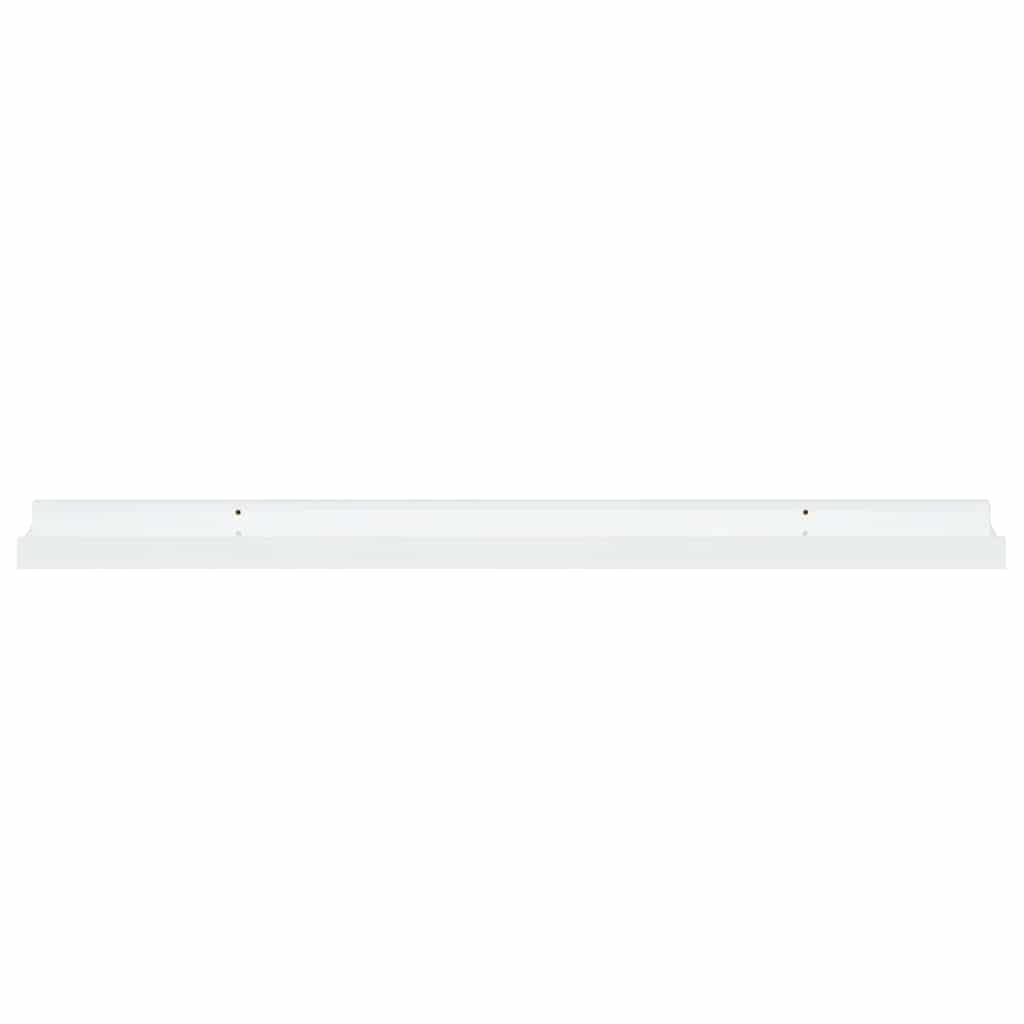 vidaXL Wall Shelf | Set of 4 | High gloss white | MDF | 80cm x 9cm x 3cm 5
