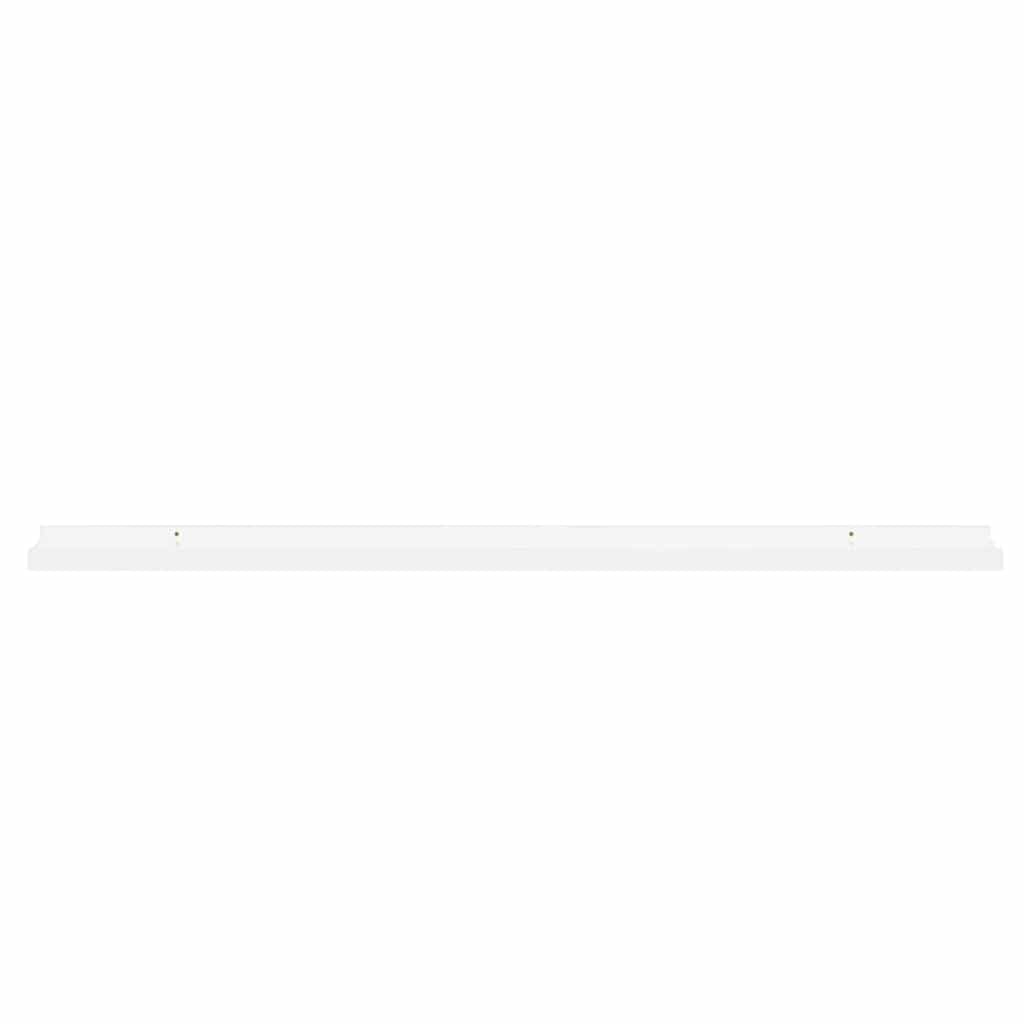 vidaXL Wall Shelf |  Set of 4 | High gloss white | MDF | Large | Wall Shelf 5