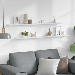 Wall Shelves 2 115 x 9 x 3 cm White