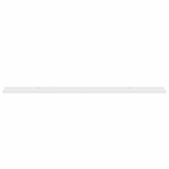 vidaXL Wall Shelf | Set of 2 | White | MDF | 115 x 9 x 3 cm | Wall mounting 5