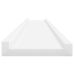 vidaXL Wall Shelf | Set of 2 | White | MDF | 115 x 9 x 3 cm | Wall mounting 6