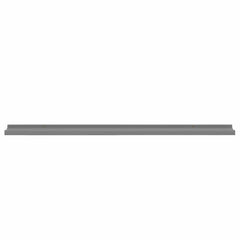 326672 vidaXL Wall Shelves 2 pcs Grey 100x9x3 cm 5