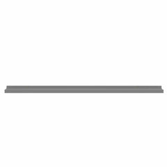 vidaXL Wall Shelf | Set of 4 | Grey | MDF | Wall Shelf | Rectangular | Modern 6