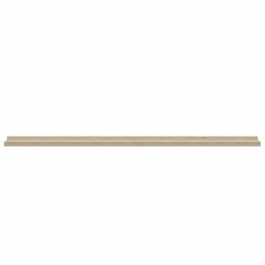326698 vidaXL Wall Shelves 4 pcs White and Sonoma Oak 115x9x3 cm 5