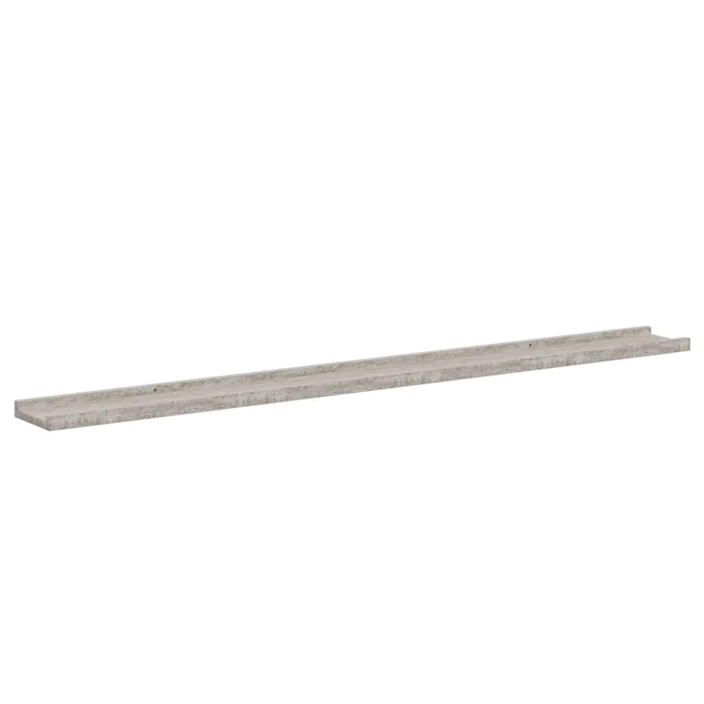 vidaXL Wall Shelves 4 pcs Concrete Grey 115x9x3 cm 5