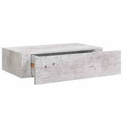 vidaXL Drawer Shelf | Concrete grey | MDF, metal | Compact 2