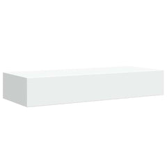 vidaXL Wall-mounted Drawer Shelf White 60x23.5x10 cm MDF 5