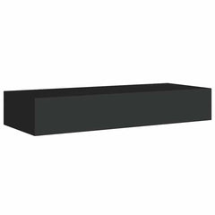 vidaXL Drawer Shelf | Set of 2 | Black | MDF, Metal | 60x23.5x10cm 6