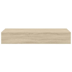 vidaXL Wall-mounted Drawer Shelf Oak 60x23.5x10cm MDF 6