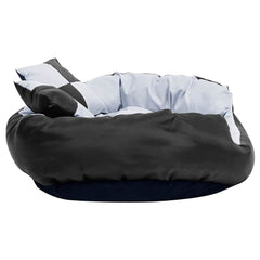vidaXL Dog Cushion | Grey and Black | 420D oxford fabric with PU coating 4