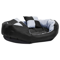 vidaXL Dog Cushion | Grey and Black | 420D oxford fabric with PU coating 6