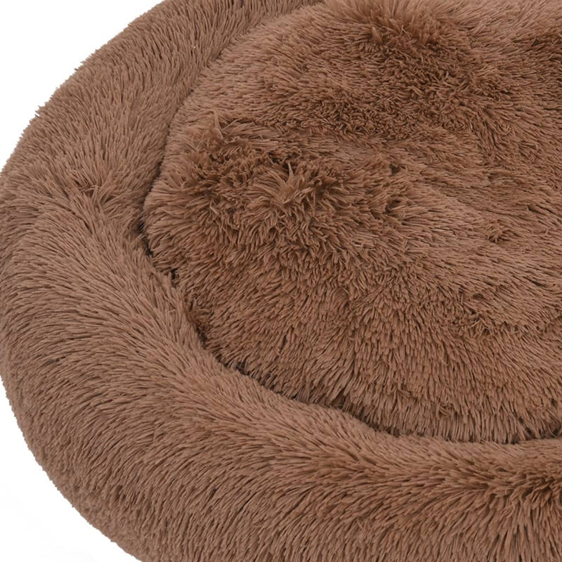 Washable Dog & Cat Cushion Brown 90x90x16 cm Plush