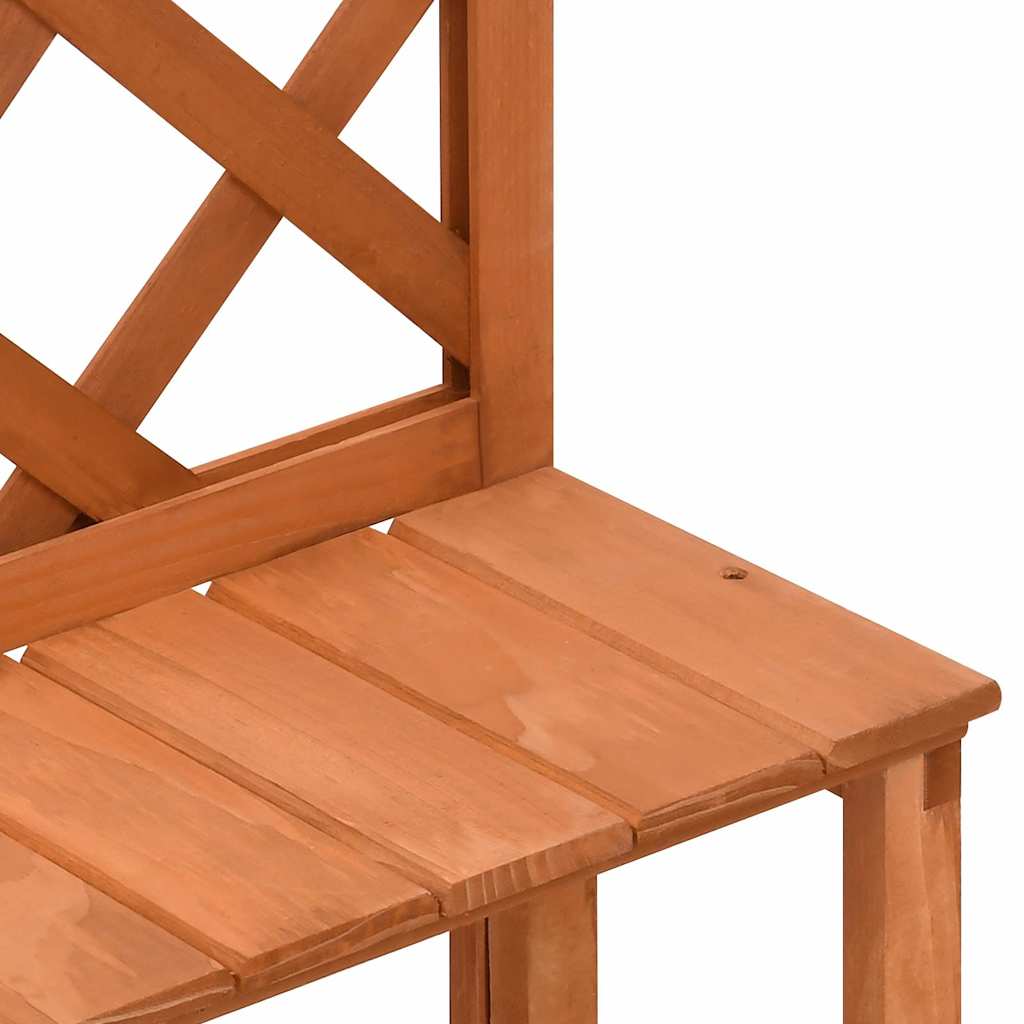 vidaXL Plant Stand | Natural Wood | Solid fir wood | Medium |  Planters 5