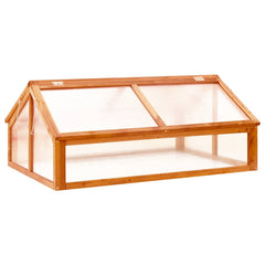 Greenhouse 114x80x50 cm Firwood Brown