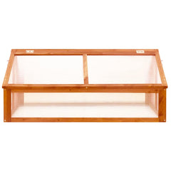 Greenhouse 114x80x50 cm Firwood Brown