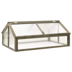 Greenhouse 114x80x50 cm Firwood Grey