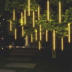 vidaXL Meteor Light | Set of 20 | Warm White | Plastic | 50 cm tubes 1