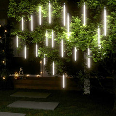 vidaXL Meteor Lights 20 pcs 30 cm Cold White 480 LEDs Indoor Outdoor 1