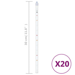 vidaXL Meteor Light | Set of 20 | Colourful | Plastic | Regular | Colourful 5