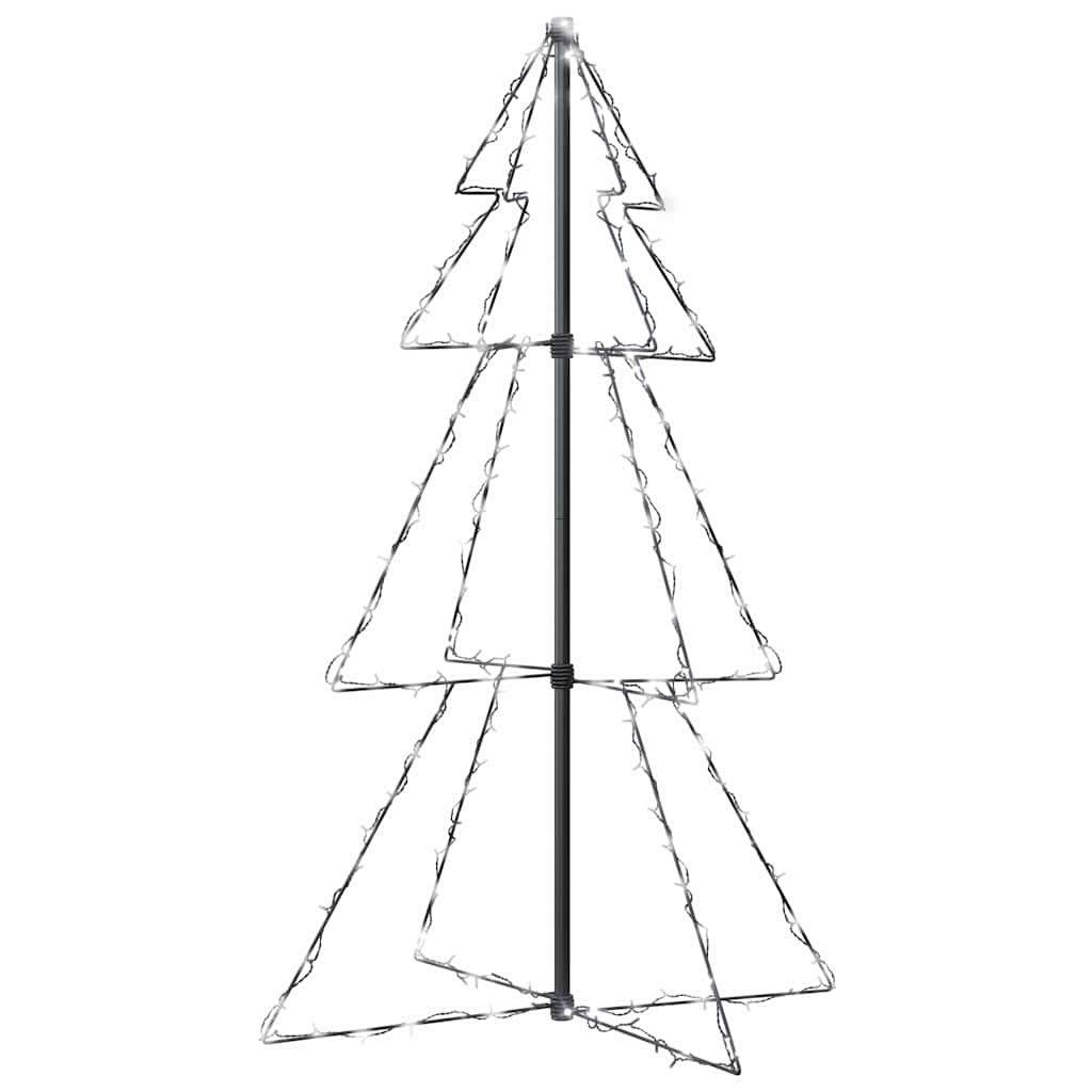 vidaXL Christmas Cone Tree 160 LEDs Indoor and Outdoor 78x120 cm 2