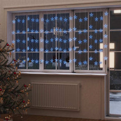 vidaXL Curtain Fairy Light | Blue | Waterproof materials | Star-shaped | Modern 1