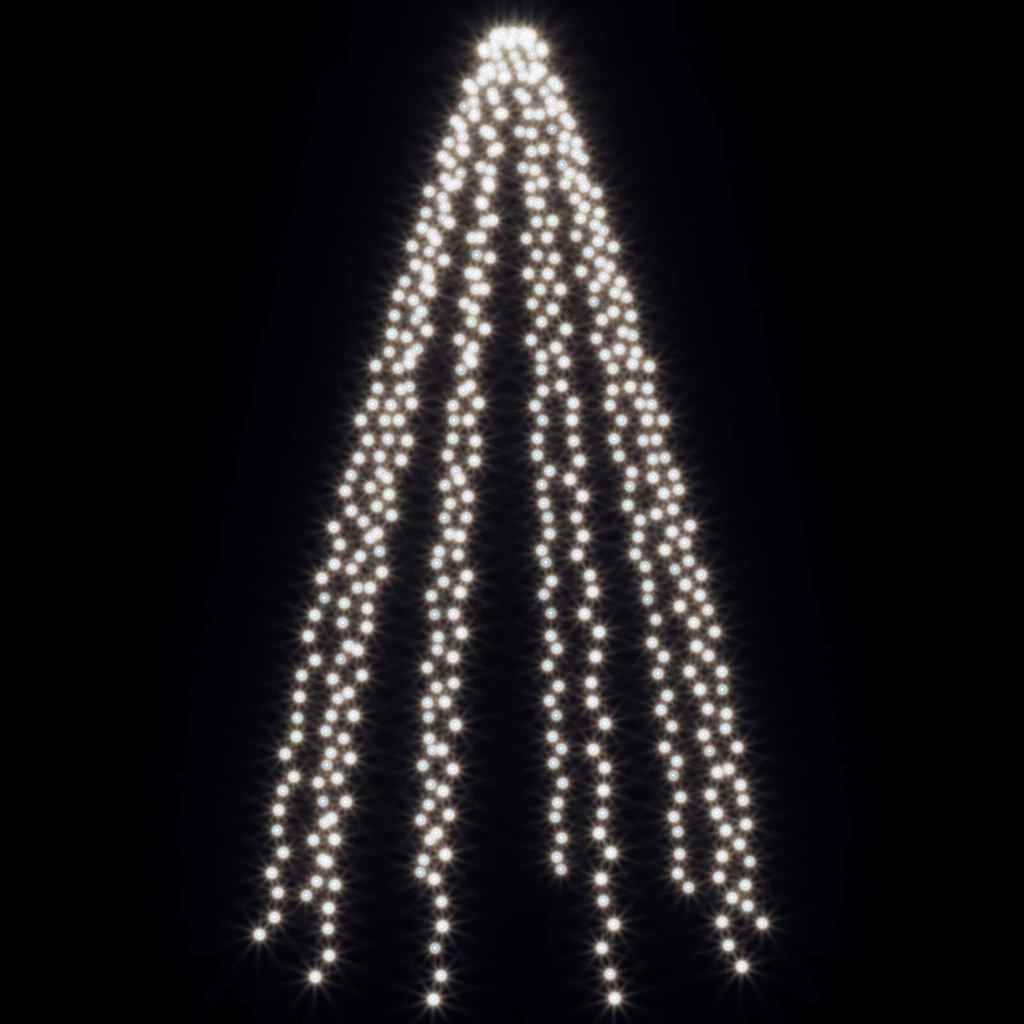 328896 vidaXL Tree Lights with 500 LEDs Cold White 500 cm Indoor Outdoor 3