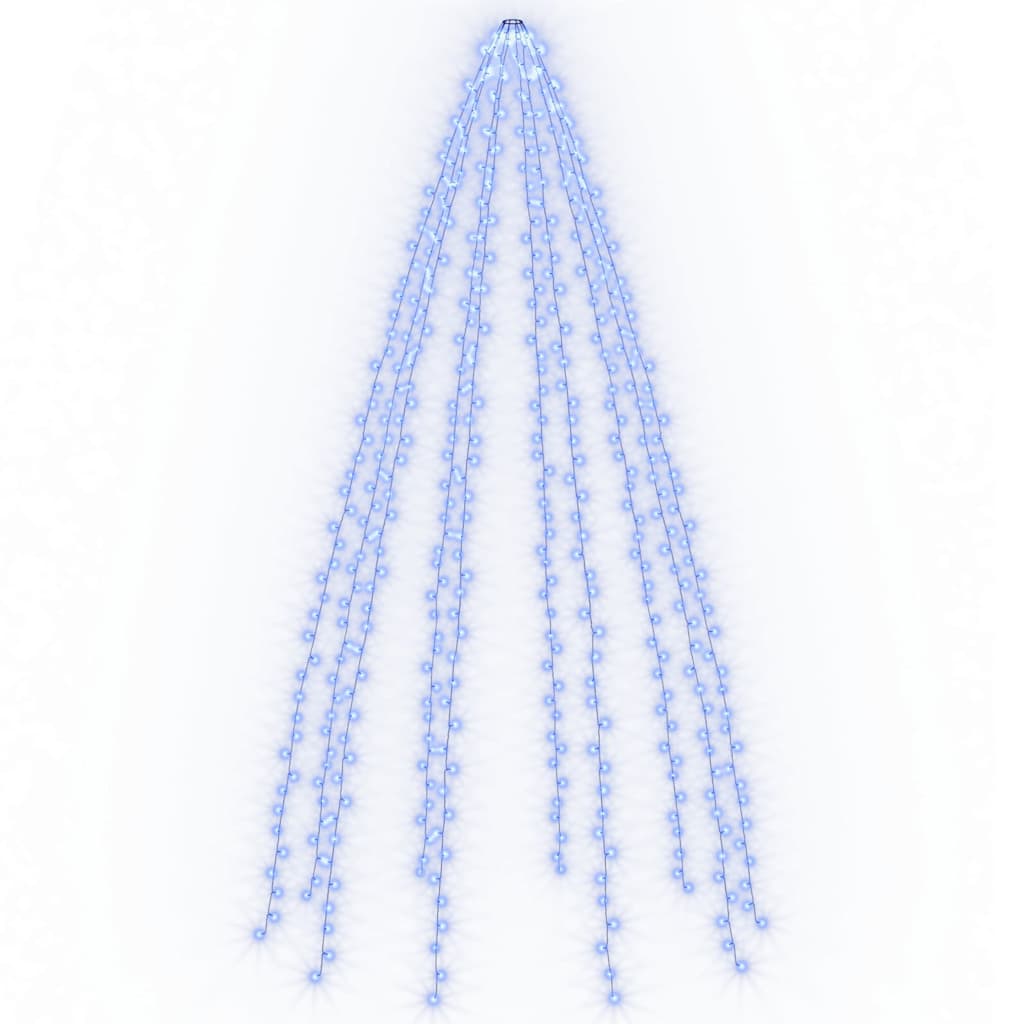 vidaXL Tree Light | Blue, Dark Green | PVC | 500 cm | Water-resistant 2