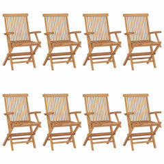 Folding Chairs Solid Teak Wood 8