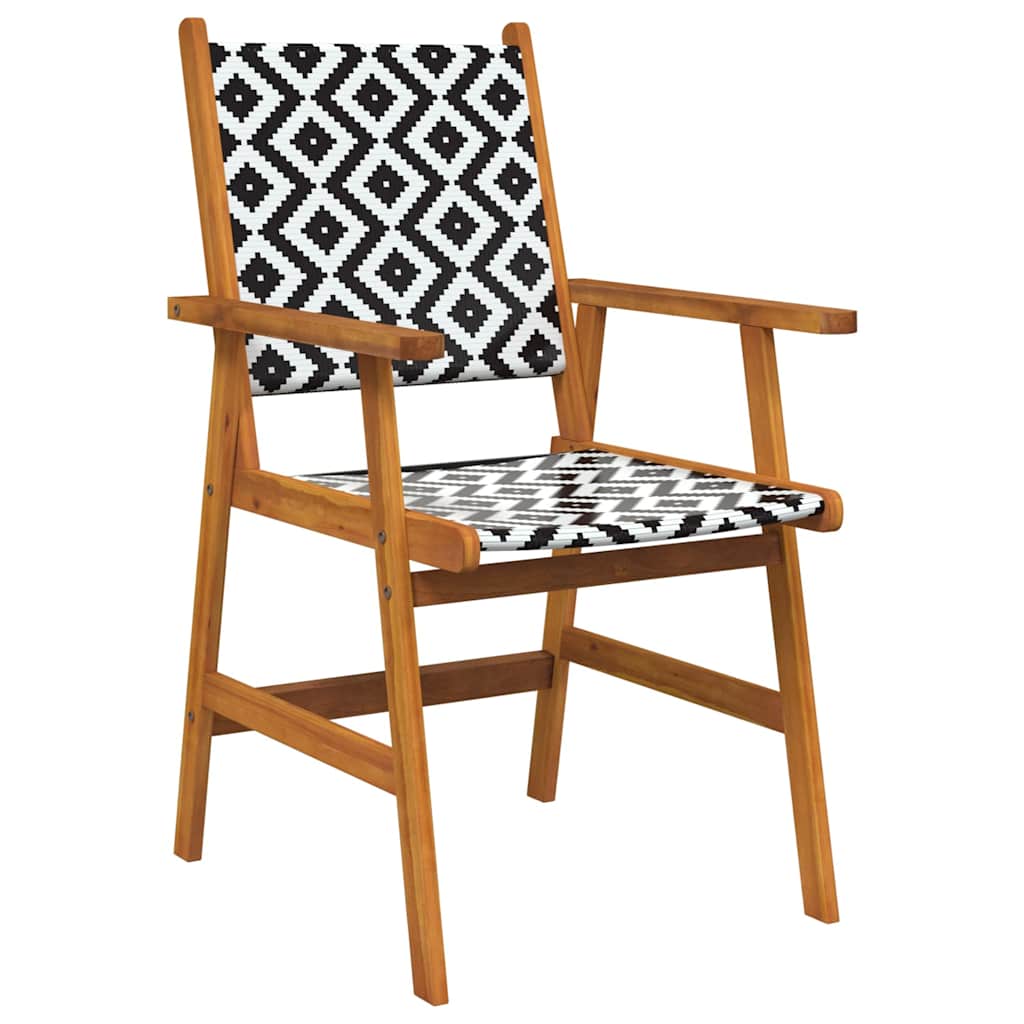 Garden Chairs Solid Acacia Wood 2