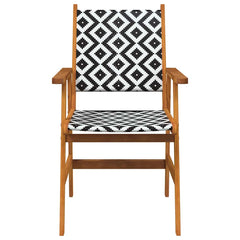 Garden Chairs Solid Acacia Wood 2