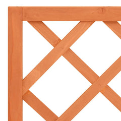 vidaXL Planter with Trellis Brown 70x30x135 cm Solid Wood Fir 6