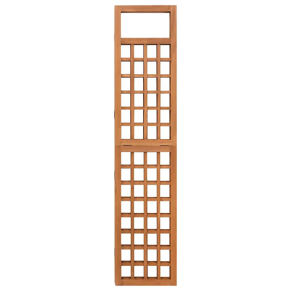 vidaXL 3-Panel Room Divider/Trellis Solid Fir Wood 121x180.5 cm 4