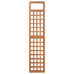 vidaXL 3-Panel Room Divider/Trellis Solid Fir Wood 121x180.5 cm 4