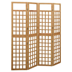 vidaXL 3-Panel Room Divider/Trellis Solid Fir Wood