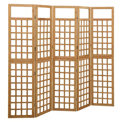 vidaXL 3-Panel Room Divider/Trellis Solid Fir Wood