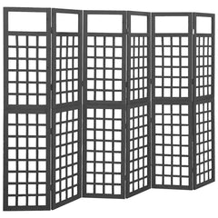 vidaXL 3-Panel Room Divider/Trellis Solid Fir Wood