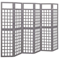 vidaXL 3-Panel Room Divider/Trellis Solid Fir Wood