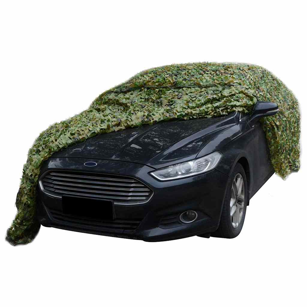 vidaXL Camouflage Net with Storage Bag 3x6 m Green 2