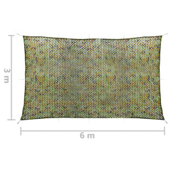 vidaXL Camouflage Net with Storage Bag 3x6 m Green 5