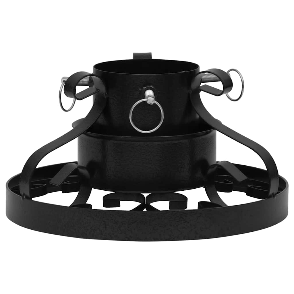Christmas Tree Stand Steel Black 29 cm 15.5 cm 29 cm