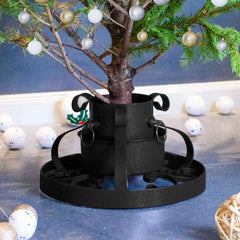 331320 vidaXL Christmas Tree Stand Black 29x29x15,5 cm 1