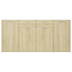 Sideboard 80x36x75 cm Engineered Wood Sonoma oak 160 cm