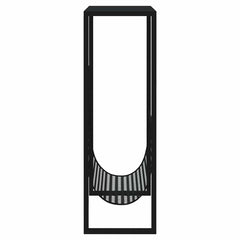 vidaXL Magazine Rack | Black | Steel | Medium | Magazine Rack | Rectangular 4