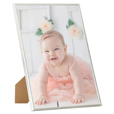 Photo Frames Collage 3 pcs for Wall or Table Silver 50x60cm MDF